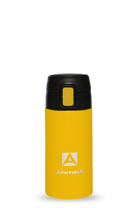 Термокружка Арктика (0,35 литра), текстурная желтая, фото 1