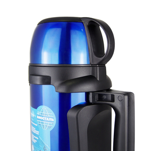 Термос универсальный (для еды и напитков) Biostal Авто (1,4 литра), синий, фото 4