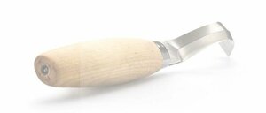 Нож Morakniv Hook Knife 163 Double Edge ложкорез, нержавеющая сталь, рукоять из березы, 13445, фото 3