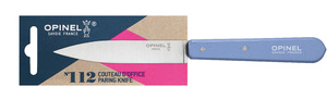 Нож столовый Opinel №112, деревянная рукоять, блистер, нержавеющая сталь, голубой 001917, фото 2