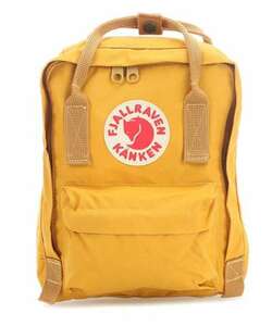 Рюкзак Fjallraven Kanken Mini, желтый, 20х13х29 см, 7 л, фото 2