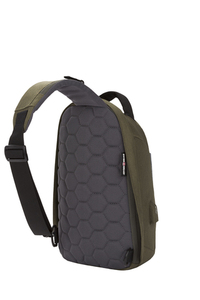 Рюкзак-антивор Swissgear с одним плечевым ремнем, хаки, 21x12,5x34 см, 8,5 л, фото 2