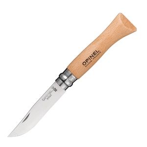 Нож Opinel №6, нержавеющая сталь, рукоять из бука, 123060, фото 2