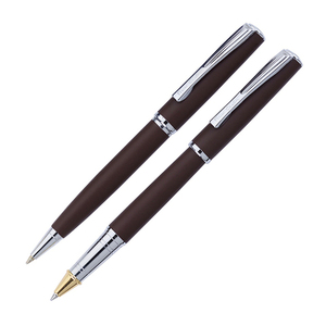 Набор подарочный Pierre Cardin Pen&Pen - Brown, ручка шариковая + ручка роллер