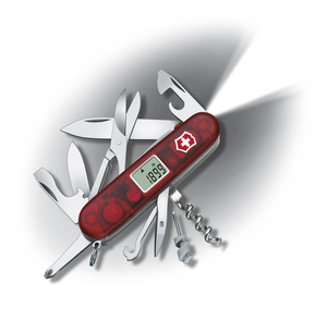 Нож Victorinox Traveller Lite, 91 мм, 29 функций, полупрозрачный красный