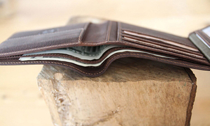 Бумажник Klondike Peter, коричневый, 12x9,5 см, фото 13