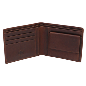 Бумажник Klondike Dawson, коричневый, 12х2х9,5 см, фото 2