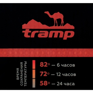 Термос Tramp Soft Touch 1,2 л (серый), фото 2