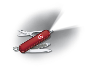 Нож-брелок Victorinox Classic Signature Lite, 58 мм, 7 функций, красный, фото 1