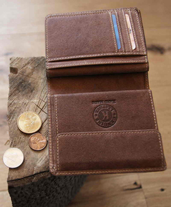 Бумажник Klondike Finn, коричневый, 10x11,5 см, фото 10