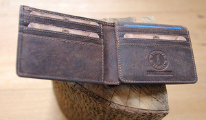Бумажник Klondike Billy, коричневый, 11x8,5 см, фото 14