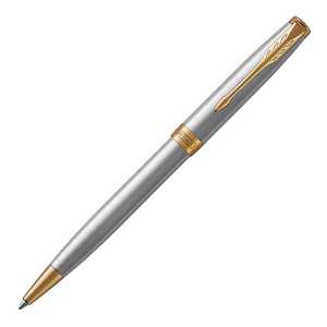 Parker Sonnet Core - Stainless Steel GT, шариковая ручка, M, BL, фото 3