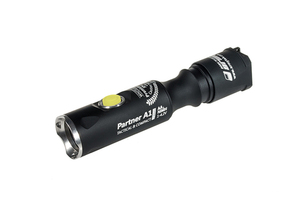 Фонарь светодиодный тактический Armytek Partner A1 Pro v3, 560 лм, теплый свет, аккумулятор, фото 1