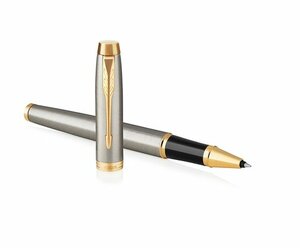 Parker IM Core - Brushed Metal GT, ручка-роллер, F, BL, фото 2