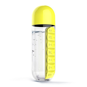 Бутылка органайзер Asobu In style (0,6 литра), желтая, фото 3