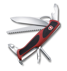 Нож Victorinox RangerGrip 78, 130 мм, 12 функций, красный с черным, фото 1
