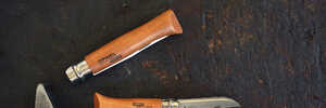 Нож Opinel №9, углеродистая сталь, рукоять из дерева бука, фото 3