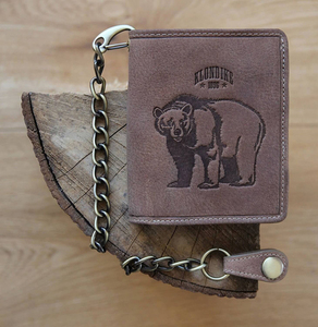 Бумажник Klondike Wayne Bear, коричневый, 10,5x12,5 см, фото 10