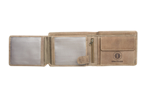 Бумажник Klondike Rob, коричневый, 12,5x10 см, фото 4
