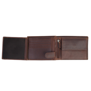 Бумажник Klondike Dawson, коричневый, 12,5х2,5х9,5 см, фото 3