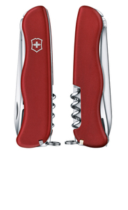 Нож Victorinox Cheese Master, 111 мм, 8 функций, с фиксатором лезвия, красный, фото 5