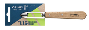 Нож для чистки овощей Opinel №115, деревянная рукоять, нержавеющая сталь, блистер, 001928, фото 2