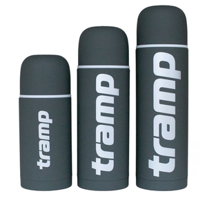 Термос Tramp Soft Touch 1,2 л (серый), фото 4