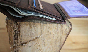 Бумажник Klondike Eric, коричневый, 10x12 см, фото 10