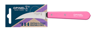 Нож столовый Opinel №114, деревянная рукоять, блистер, нержавеющая сталь, розовый 002037, фото 3