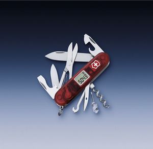Нож Victorinox Traveller, 91 мм, 27 функций, полупрозрачный красный, фото 3