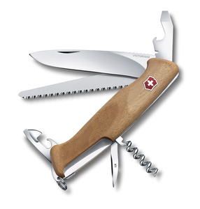 Нож Victorinox RangerWood 55, 130 мм, 10 функций, дерево, фото 1