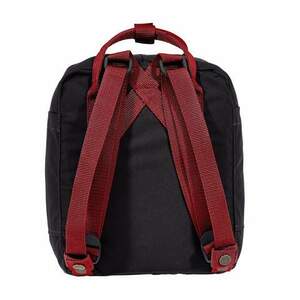 Рюкзак Fjallraven Kanken Mini, черный/бордовый, 20х13х29 см, 7 л, фото 4