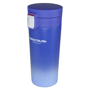 Термокружка Biostal Crosstown (0,4 литра) с фильтром, синяя, фото 3