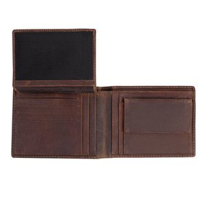Бумажник Klondike Yukon, коричневый, 13х2,5х10 см, фото 4
