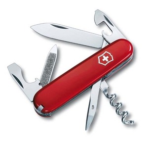 Нож Victorinox Sportsman, 84 мм, 12 функций, красный, фото 1