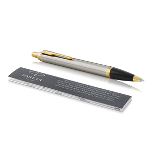 Parker IM Core - Brushed Metal GT, шариковая ручка, M, фото 3