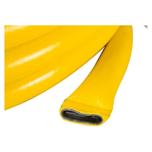 Шланг Вихрь поливочный ПВХ усиленный, пищевой трехслойный армированный 1", 25м (жёлтый), фото 4