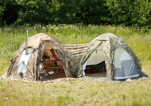 Всесезонная универсальная палатка Лотос 5У Шторм (оливковый цвет), фото 5