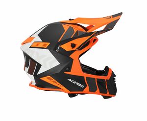 Шлем Acerbis X-TRACK 22-06 Orange-Fluo/Black XS, фото 3