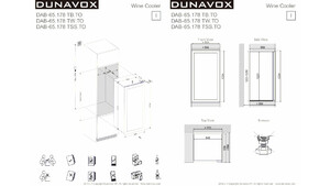 Винный шкаф Dunavox DAB-65.178TSS.TO, фото 4