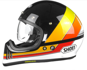 Шлем EX-ZERO EQUATION SHOEI (черно-бело-оранжево-красный глянцевый, TC-10, L), фото 2