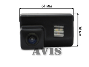 CCD штатная камера заднего вида AVEL AVS321CPR для PEUGEOUT 206/207/307 SEDAN/307SW/407 (#070), фото 2