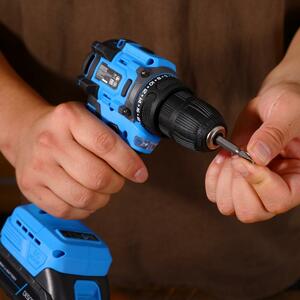 Дрель-шуруповерт аккумуляторная бесщеточная DESOON DSCD20FU-Li 20В, 1х2.0Ач, фото 6