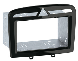 Переходная рамка Intro RFR-N25 для Peugeot 308, 408 2DIN Black (салазки), фото 1