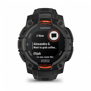 Часы Garmin Instinct 3 45mm Solar Black with Black Silicone (010-02934-00G), фото 1