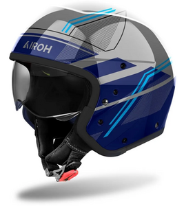 Шлем Airoh J110 SLIM Blue Glossy XL (глянцевый), фото 3