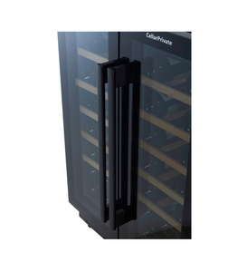 Винный шкаф CellarPrivate встраиваемый, двухзонный на 42 бутылки черный CP042-2TB, фото 4
