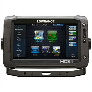 Lowrance HDS-9 Gen3 ROW with StructureScan + HST-WSBL  (000-11800-002 - 9"), фото 1