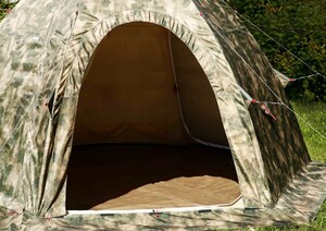 Всесезонная универсальная палатка Лотос 5У Шторм (оливковый цвет), фото 12