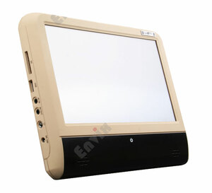Навесной монитор на подголовник c DVD плеером ENVIX L0280 Biege (сенсорный экран), фото 1